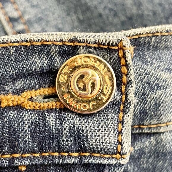 Vintage St. John Sport Jeans Medium Wash Straight Leg High Rise Women’s Size 4 - Picture 8 of 13